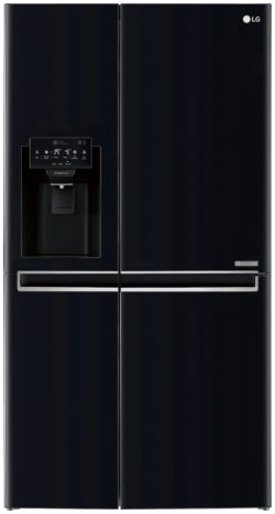 LG - GSL761WBXV American Style - Fridge Freezer - Black